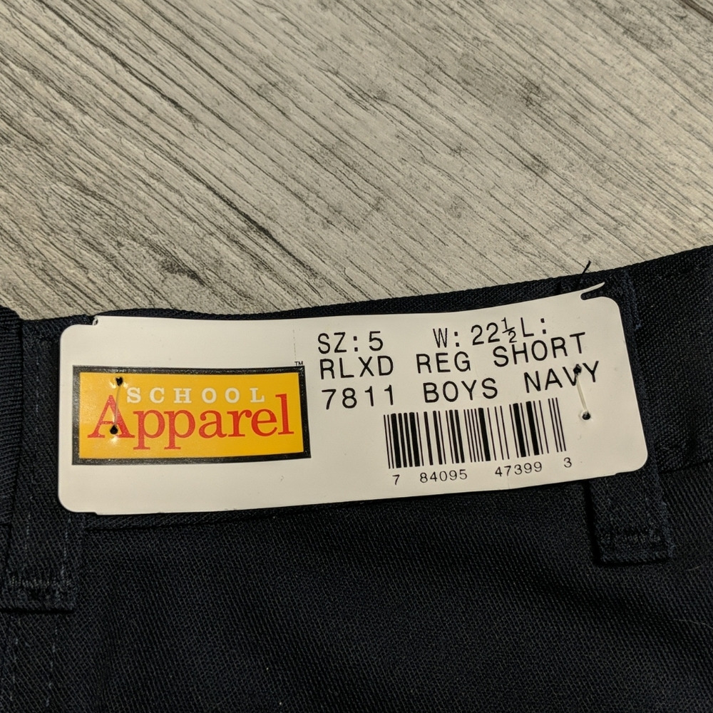 School Apparel RLXD REG SHORT NAVY - Picture 2 of 7